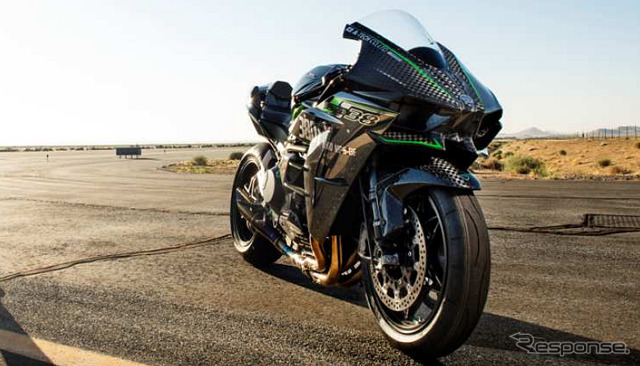 Ninja H2R（画像は2015年型 348km/h達成マシン）