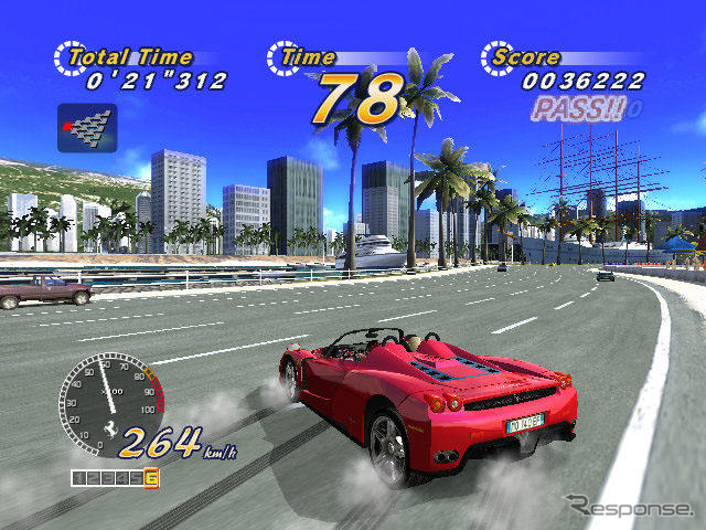 【アウトラン2 SP】フェラーリ公認!　セガのPS2用爽快ドライブゲーム
