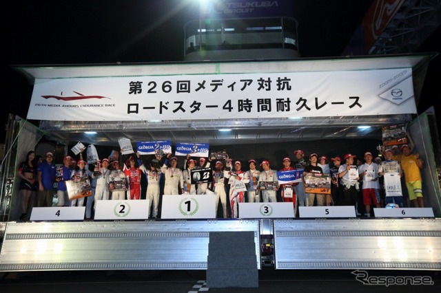 メディア対抗ロードスター4時間耐久レース(昨年の模様)