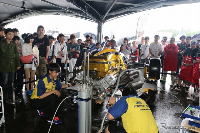 スーパーフォーミュラ エンジン始動パフォーマンス