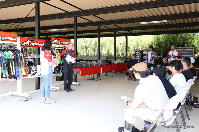 愛知県瀬戸市のモトクロスコース「スラムパーク瀬戸」にて開催されたALPINESTARS 2017 MX & RIDE DAY。