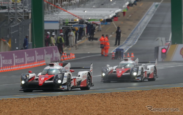 トヨタは今季、2台の「TS050 HYBRID」(#5と#6)でLMP1-Hクラスに参戦している。