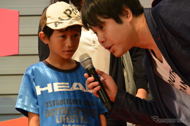 MEGA WEB 1億人目の来場者 横山ゆうと 君