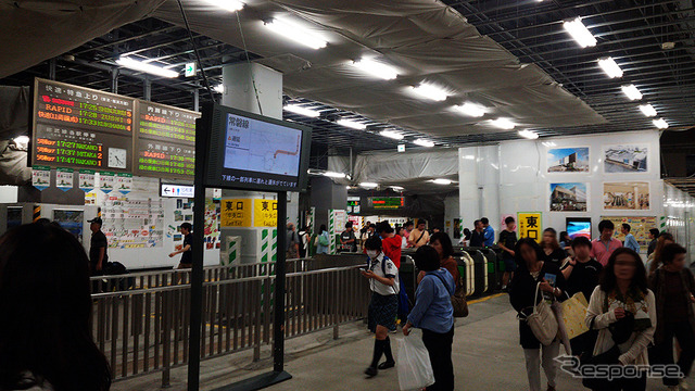 駅ビル建て替え工事がすすむJR千葉駅