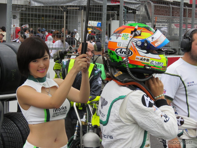 #8 ベントレー・コンチネンタル GT3の澤選手。