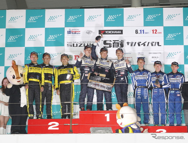 2016年スーパー耐久シリーズ第3戦の模様(鈴鹿サーキット)。