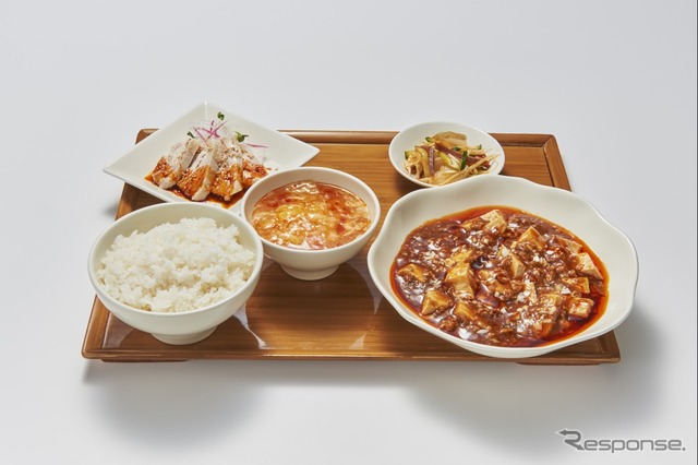 5 旨辛麻婆定食(広東炒麺 南国酒家)