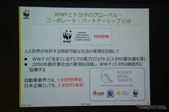WWF トヨタ 共同会見