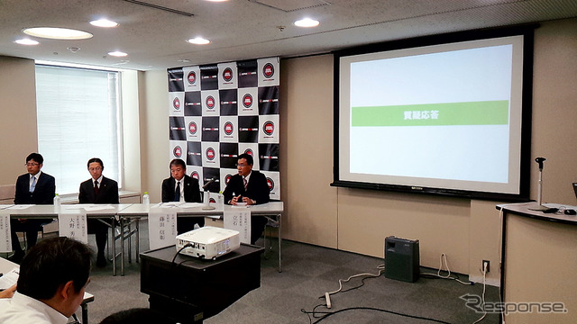 JAPAN BUS LINES協議会設立発表会(東京・新宿、7月20日)