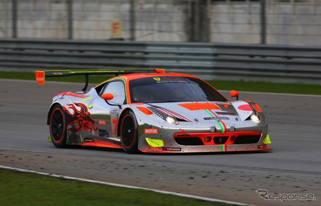 ヨコハマタイヤを装着して2013年に総合優勝したフェラーリ 458イタリアGT3 #7