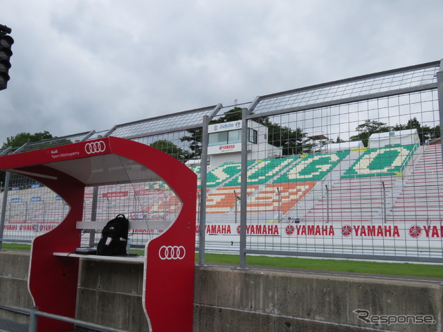 予選前日のスポーツランドSUGO。