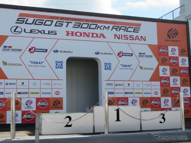 予選前日のスポーツランドSUGO。