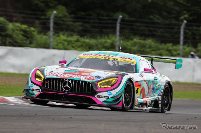 決勝7位の#4 メルセデスAMG-GT3。