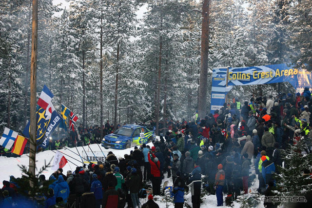 【スバルWRC】スウェディッシュ ラリー…写真蔵