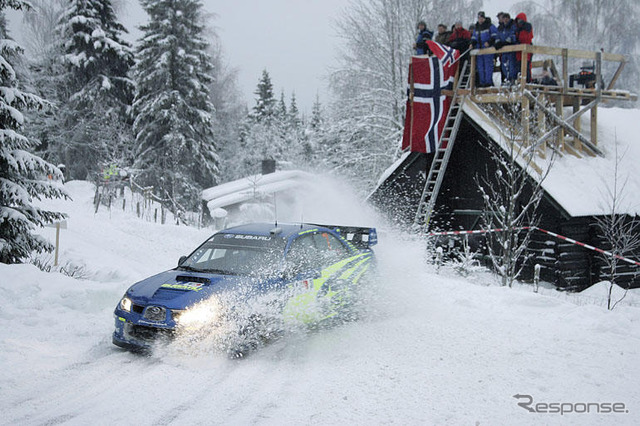 【スバルWRC】ラリー ノルウェー…写真蔵