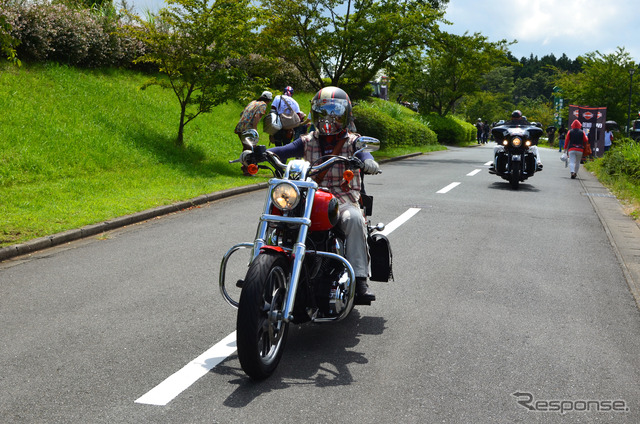 阿蘇を想うライダーが集結したハーレーダビッドソンジャパン主催のチャリティイベント『Wings over Kumamoto』。