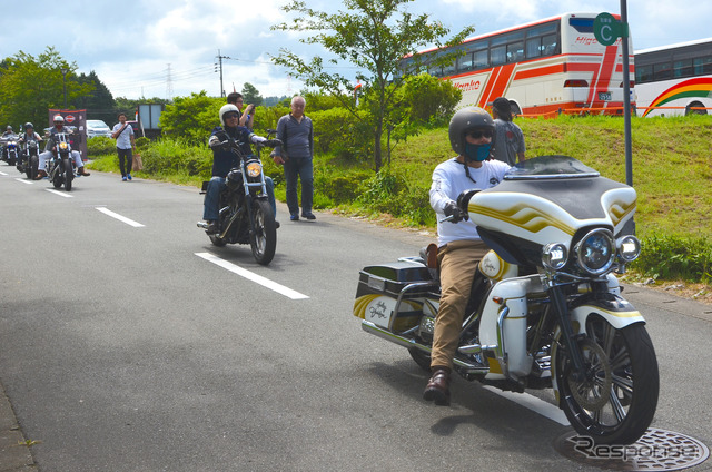 阿蘇を想うライダーが集結したハーレーダビッドソンジャパン主催のチャリティイベント『Wings over Kumamoto』。