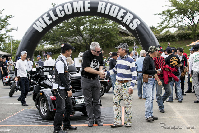 阿蘇を想うライダーが集結したハーレーダビッドソンジャパン主催のチャリティイベント『Wings over Kumamoto』。