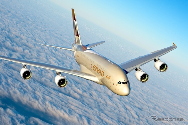 エティハド航空のエアバスA380型機