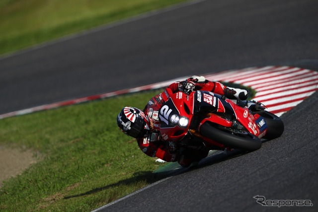 トップ10トライアル2番手タイムをマークした津田選手