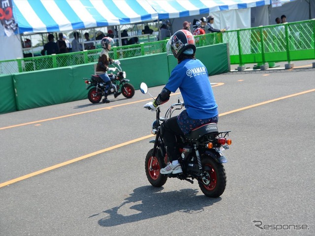 モンキー・くまモンバージョンでバイクデビューする『ファーストバイク体験』