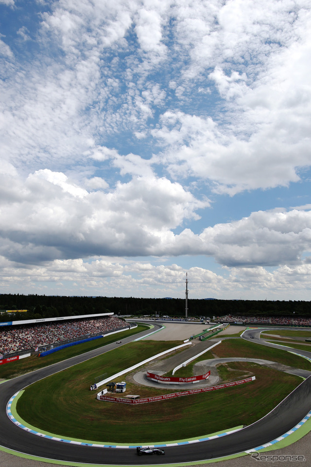 F1ドイツGP予選、ハミルトン