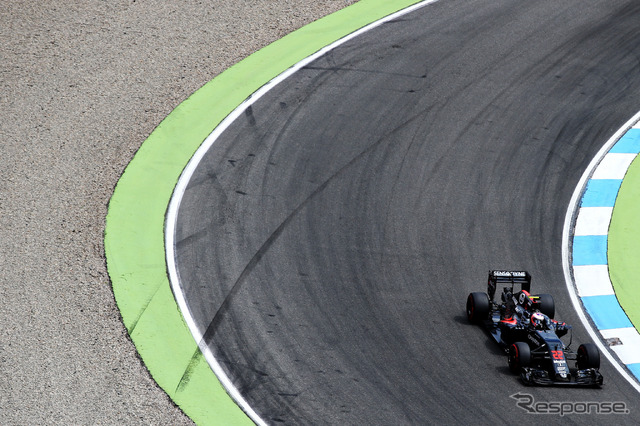 F1ドイツGP予選、バトン