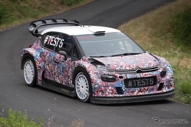 【WRC】シトロエンの2017年型マシン、初の舗装路テスト