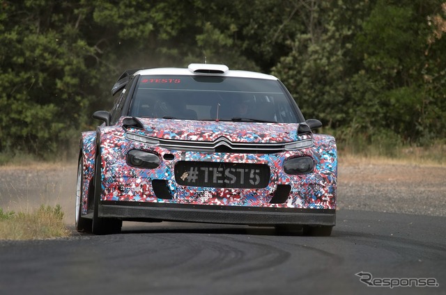 【WRC】シトロエンの2017年型マシン、初の舗装路テスト