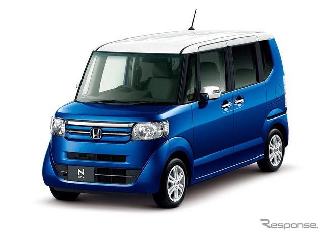 N-BOX G 特別仕様車 SSパッケージ 2トーンカラースタイル (ブリリアントスポーティブルー・メタリック&ホワイト)