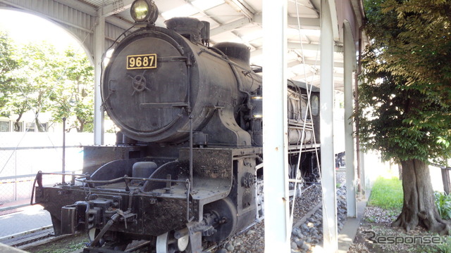蒸気機関車9600形9687号機(埼玉県 青木町公園総合運動場)