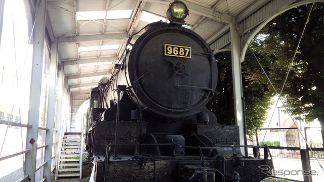 蒸気機関車9600形9687号機(埼玉県 青木町公園総合運動場)