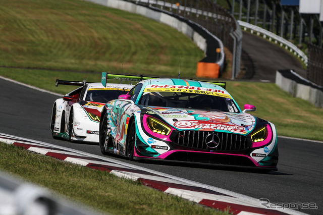 決勝5位の#4 メルセデスAMG。