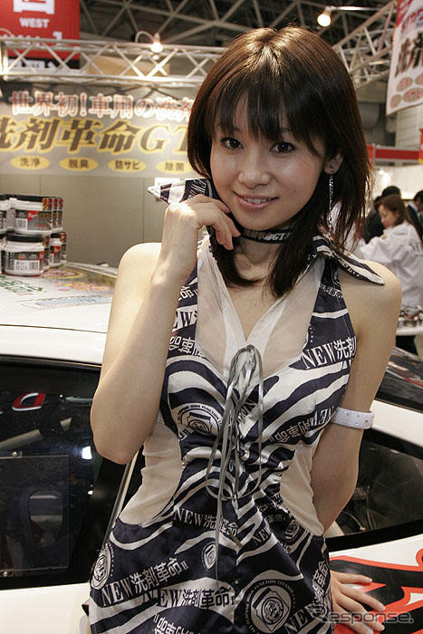 【東京オートサロン07】コンパニオン写真蔵…その114、洗剤革命 つるピカ