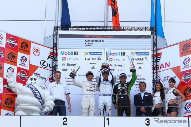 ポルシェ カレラカップ ジャパン 第8戦 表彰式