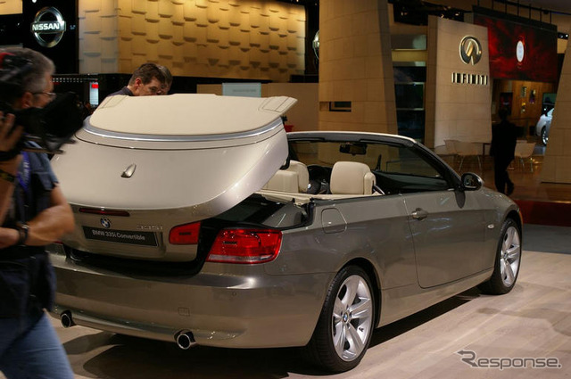 【デトロイトモーターショー07】写真蔵…BMW 3シリーズ コンバーチブル 続