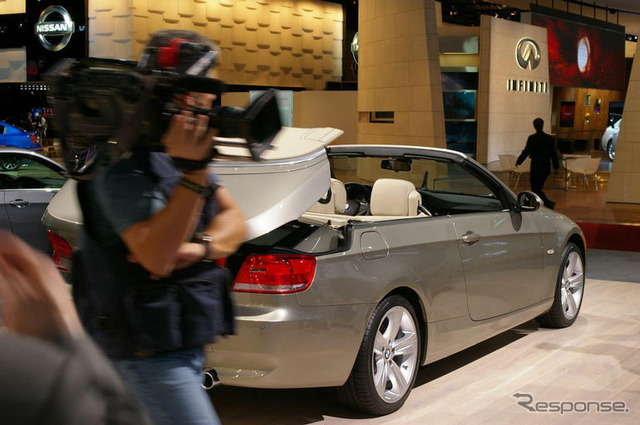 【デトロイトモーターショー07】写真蔵…BMW 3シリーズ コンバーチブル 続