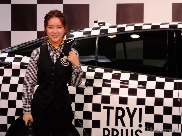 生田佳那(チェッカープリウス体験イベント「TRY! SHIBUYA TRY! PRIUS」、8月11~14日、渋谷にて)