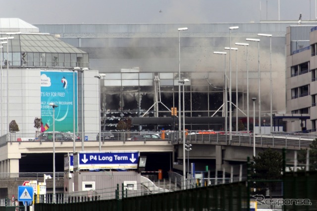 ブリュッセル空港（3月22日）