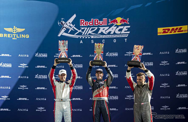 左より2位のマティアス、優勝のマット、3位のハンネス