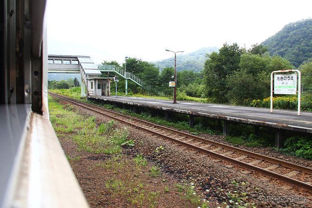 するすると石勝線 滝ノ上駅