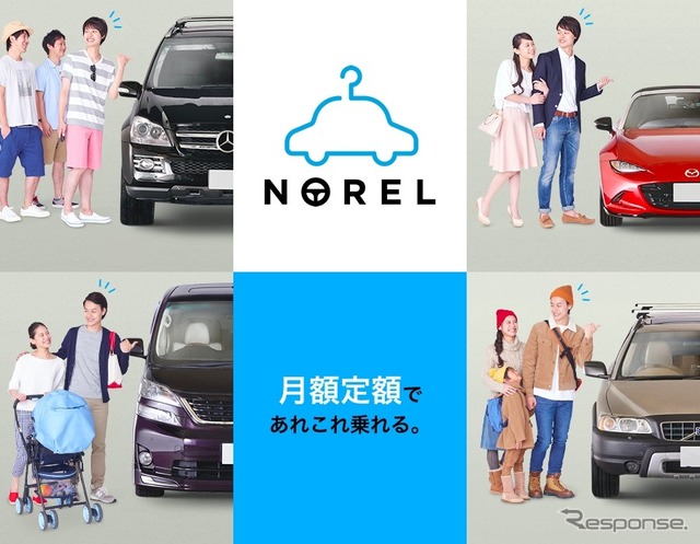 月額定額クルマ乗り換え放題サービス NOREL（ノレル）