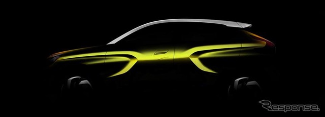 アフトワズの新型車の予告イメージ