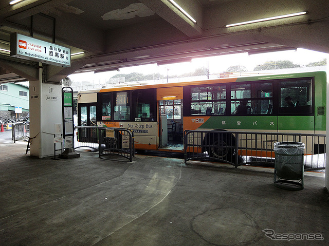 目黒駅行き都営バスもレース開催日などは無料に