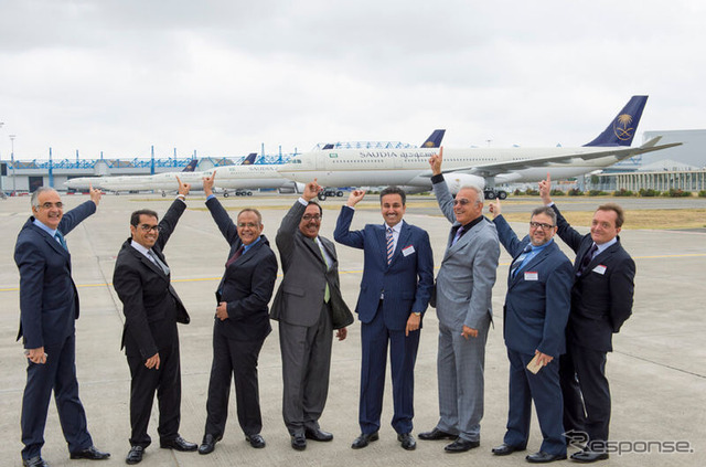 サウディア、エアバスA330-300リージョナルを世界で初めて受領
