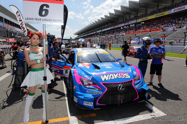 LEXUS TEAM LEMANS WAKO'Sが走らせる「#6 WAKO'S 4CR RC F」。