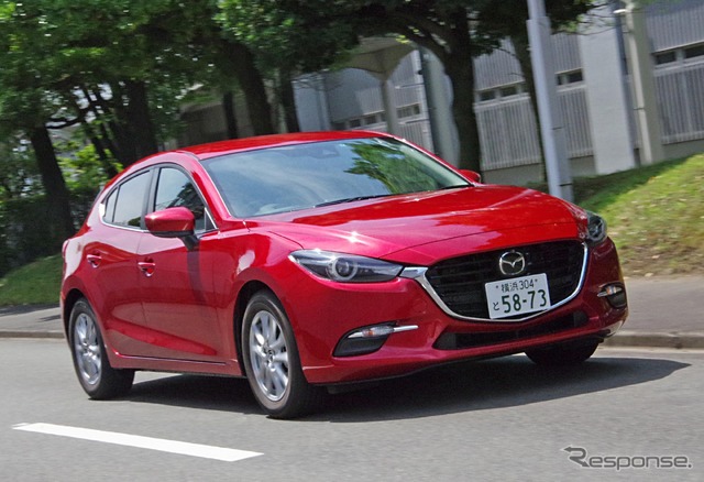 マツダ アクセラ 改良新型(写真はSKYACTIV-D 1.5)