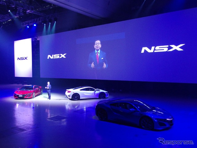 ホンダ NSX 新型発表（東京ビッグサイト）