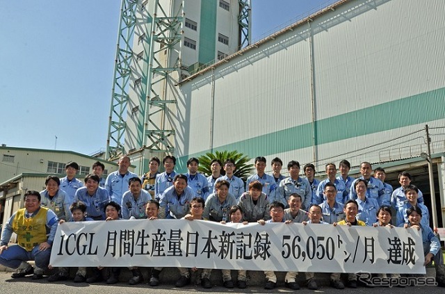 名古屋製鐵所めっき工場1号溶融亜鉛めっきラインで月間生産量日本新記録達成