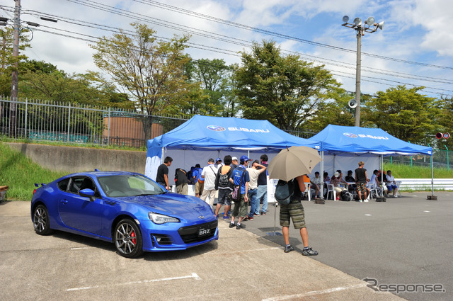 BRZ ちょい乗り体験会の様子